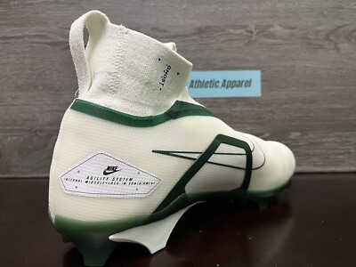 Nike Alpha Menace Elite 3 Mid Football Cleats White Green  display picture 3