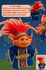 Dam Troll Doll Y2K - The Leader Totally Troll Vintage Toy