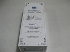 NEW Mosheko Mineral Beauty Dead Sea Minerals Purifying Cleansing Toner Milk $129