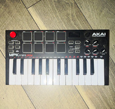 Akai MPK mini play 25-Key Synth MIDI Keyboard Controller w/USB Cable Red