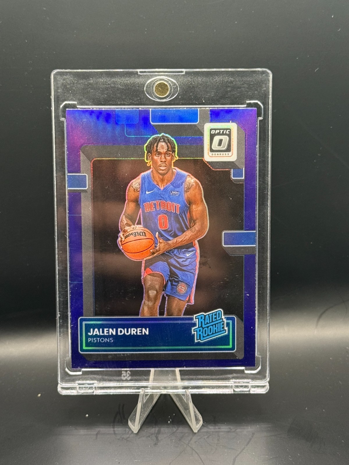 2022-23 Panini Donruss Optic - Rated Rookie Jalen Duren #227 Purple Prizm (RC)