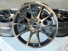 15x7 Flow Formed Wheels Rims Bronze Black Honda Civic Scion Tc Toyota Corolla