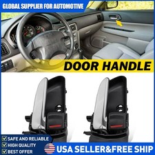 2x Interior Door Handle Frontrear Right Passenger For 2003-2008 Subaru Forester 2x Interior Door Handle Frontrear Right Passenger For 2003-2008 Subaru Forester