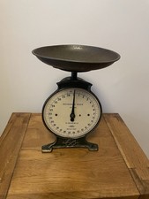 Antique Salter Kitchen Household Scales No.46 Made In England In Green