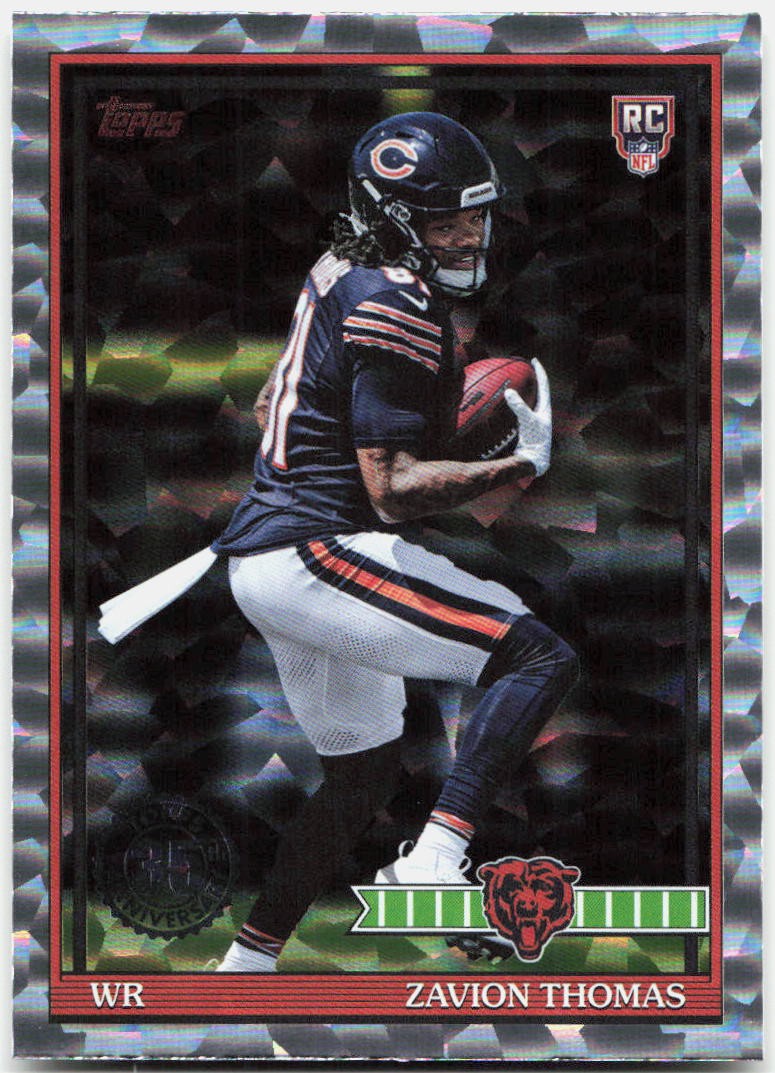 2026 Topps Flagship #91TR-17 Zavion Thomas 1991 Topps Football Rookies Crackle