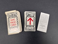 Rune Magic Cards 1989 Donald Tyson 24 cards w/instruction booklet