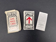 Rune Magic Cards 1989 Donald Tyson 24 cards w/instruction booklet