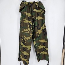 Military ECWCS Pants Mens Large Regular Camouflage Cold Weather Gore Seam Camo