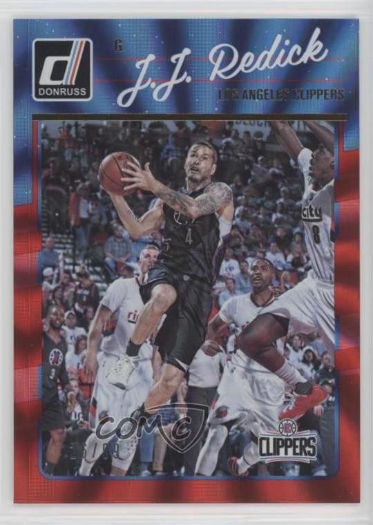 2016-17 Panini Donruss Red Holo Laser 26/99 JJ Redick #29 p0y