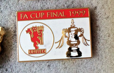 Manchester United football Club F.A. Cup Final 1999 Badge