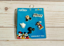 Crocs Disney Mickey Mouse Jibbitz Charms 5  Pack Shoe Accessories