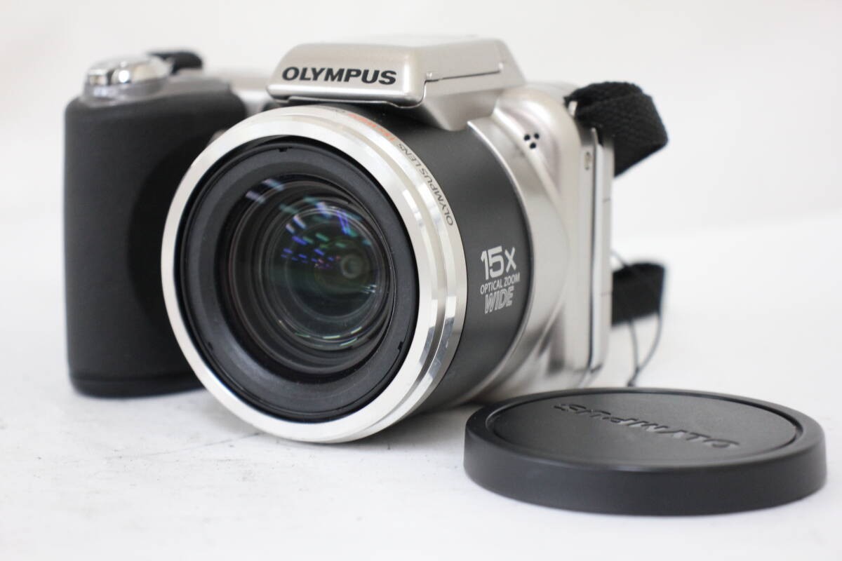 Olympus SP 600UZ Digital Camera 12MP 15x Zoom Compact Tested Uses