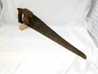 Vintage Disston Skew Back Handsaw 1896-1917 Applewood Handle 20” Well Loved — photo 4
