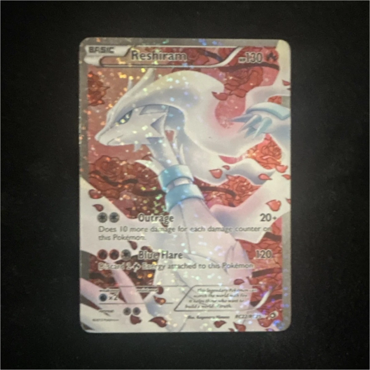 Reshiram RC22/RC25 Legendary Treasures: Radiant Collection for