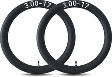 2 Pack 3.00-17 Dirt Bike Tube 80/90-17 90/100-17 3.00x17 Inner Tubes