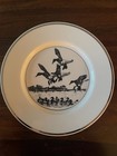 Vintage collectable set of 4 Silver rimmed, porcelain plates by R E Bishop — photo 6