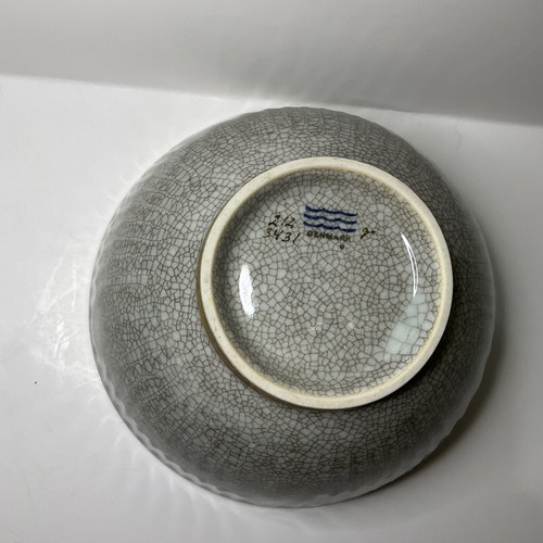 MCM Royal Copenhagen-Thorkild Olsen-Crackle Gaze - Orange Bowl - Picture 10 of 14