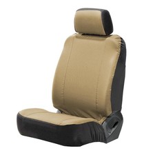 Universal Nylon Canvas Fitted Bucket Seat Cover, Cut-Resistant  Waterproof Fron