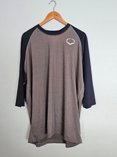Camisa de rendimiento manga 3/4 EvoShield gris/azul para hombre XX grande