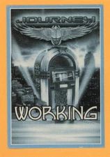 Journey WORKING Vintage Satin Backstage Pass - Jukebox Tour