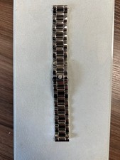 Authentic Michele Deco 18mm 3-Bar Steel Bracelet MS18CS235009 Band Strap