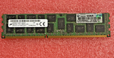 Micron 8GB 2RX4 PC3L-10600R-9-13-E2 ECC REG Server Memory MT36KSF1G72PZ-1G4K1HF