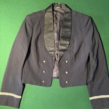 USAF Air Force 14 R Officer Female Women Blue Mess Dress Jacket Old Style Button