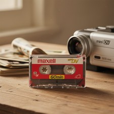 High-Quality 60-Minute Mini DV Tape - Good Condition with Minor Package Tear