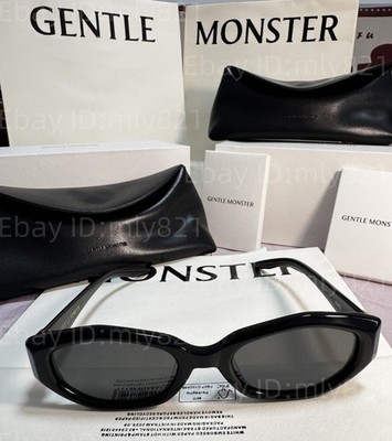 GentleMonster MIRO 01 Sunglasses Black Frame Black Lenses | eBay