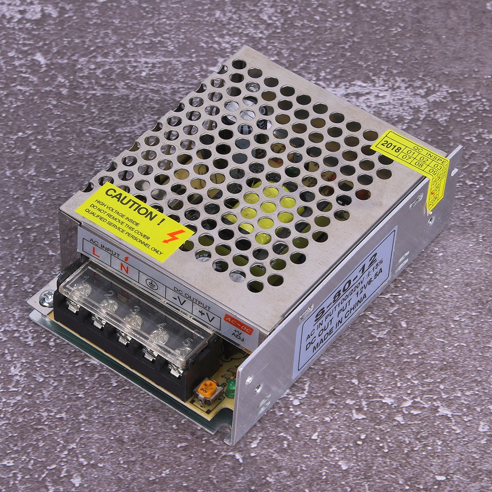 Switching Power Supply Driver Transformer 220V (or 110v) To 12V 6.5A 80W