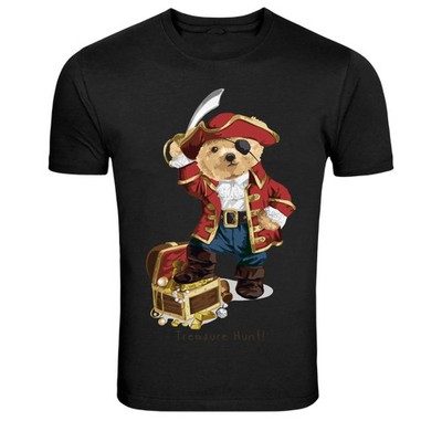 Treasure Hunt Pirate Teddy Bear Graphic T-Shirt