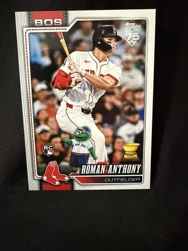 2026 Topps Celebration Roman Anthony #189 RC Hidden Mascot