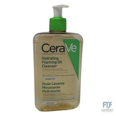 CeraVe Feuchtigkeitsspendendes Reinigungsöl, Intensive und langanhaltende Feucht