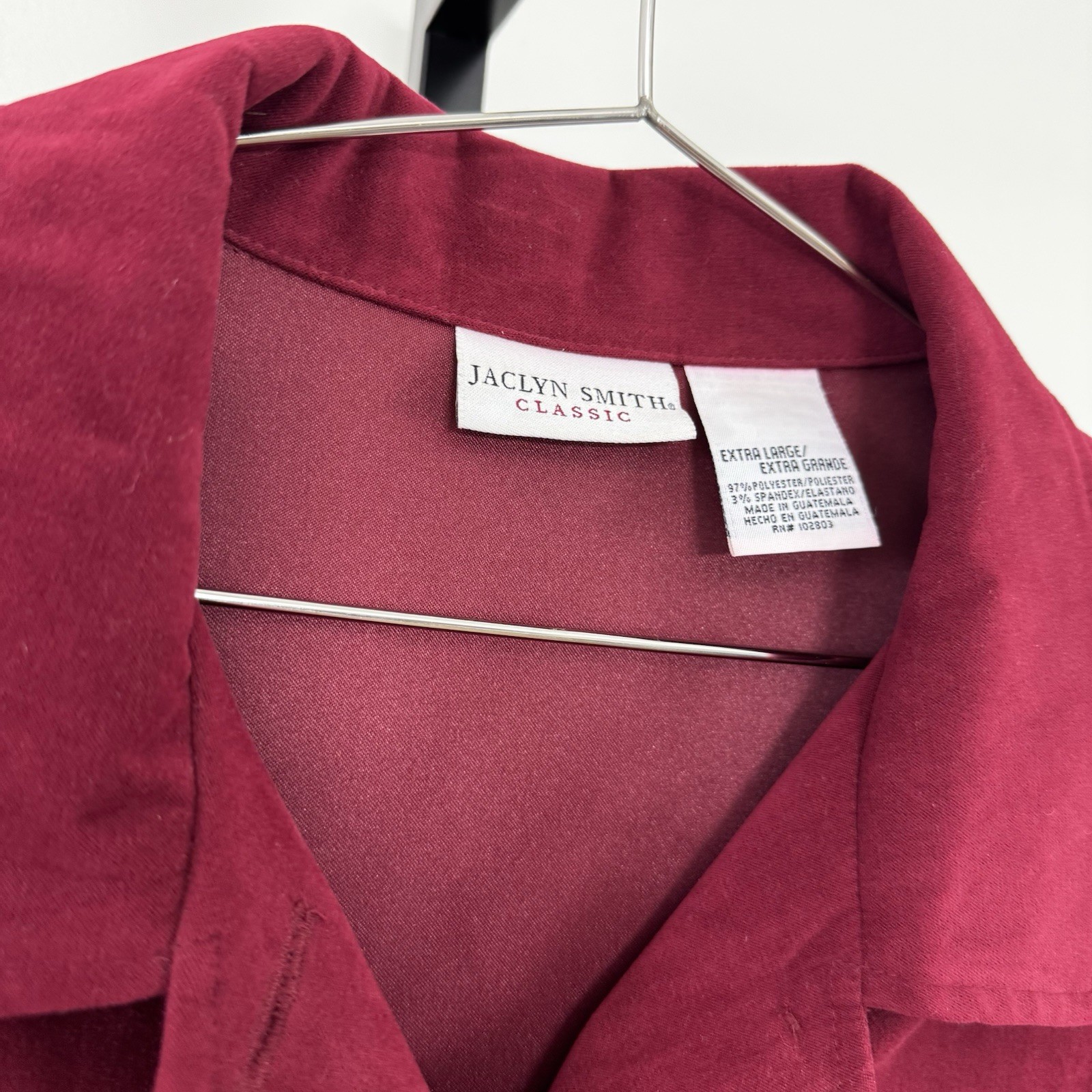 Jaclyn Smith Classic Button Front Top Women’s XL … - image 4