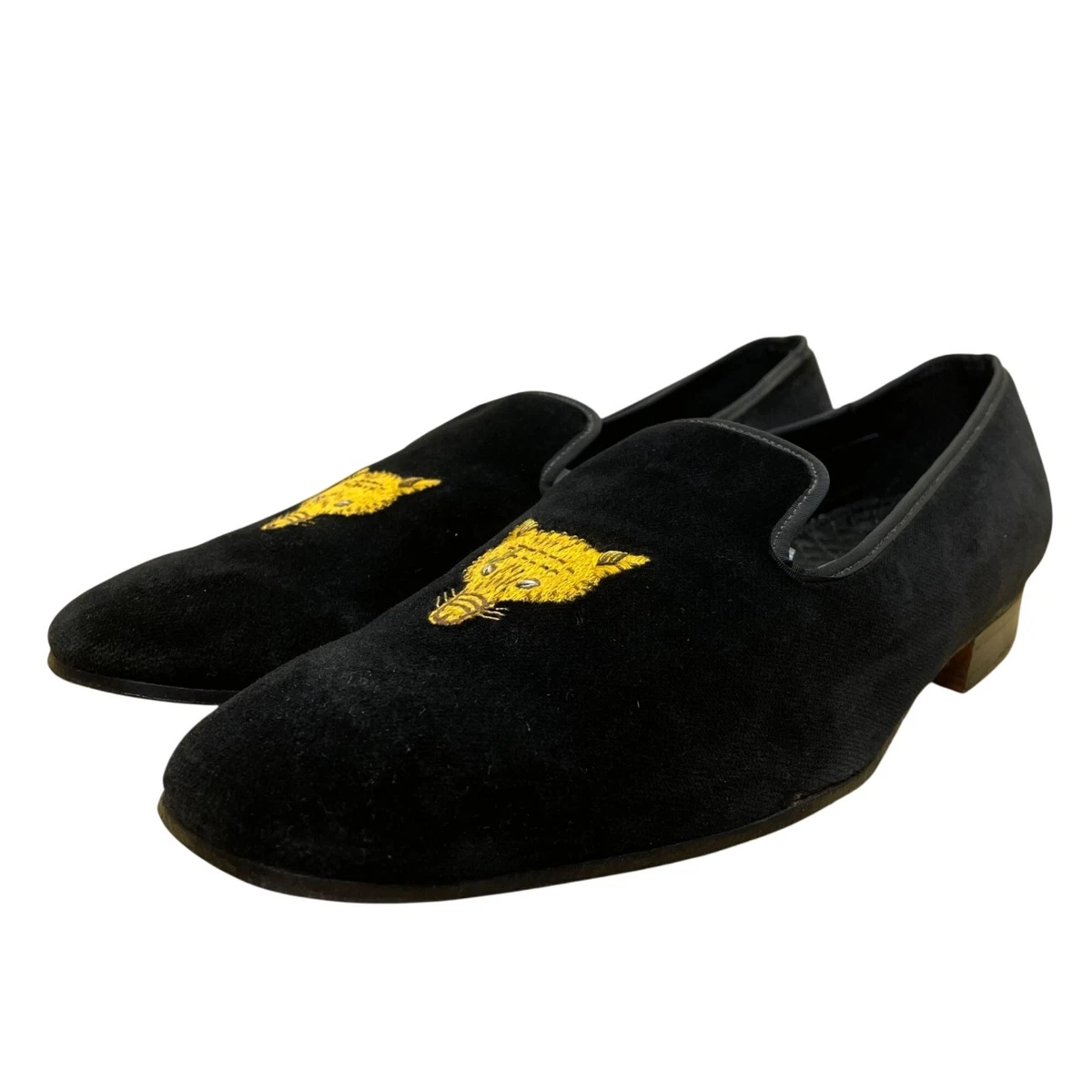Brooks Brothers Golden Fleece Black Velvet Formal Shoes 10.5 D NWB Brooks Brothers Golden Fleece Medallion Captoe Oxford Shoes  main image 3