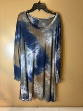 Tie-dye Women's Tunic Dress Size 3XL