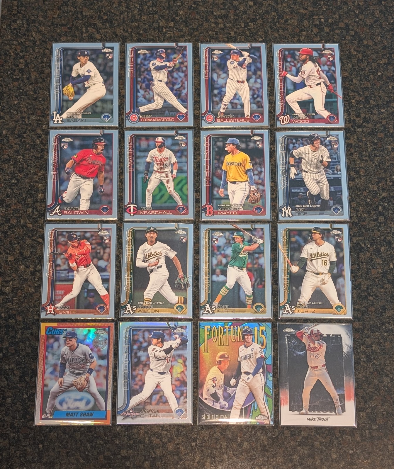2025 Topps Chrome Update Series Base # 1 - 200 & Inserts w/ RC Complete Your Set