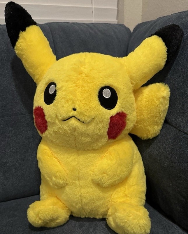 Pokemon Center Pikachu Plush 18” Large Jumbo Fluffy Soft Authentic Official