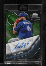 2023 Topps Chrome Black Green Refractor 31/99 Alek Manoah #CBA-AM Auto 4f5