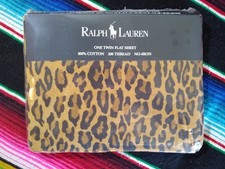 ralph lauren leopard print sheets