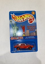 Neumáticos Hot Wheels Otter* Pops Camaro, '67 Kookie Red Camar Real Rider