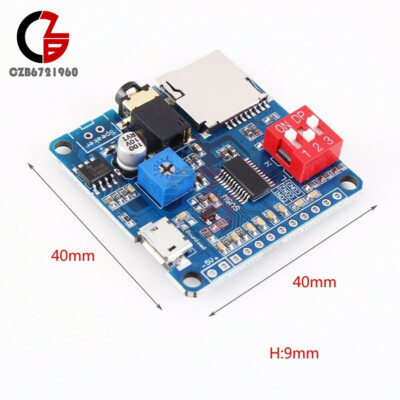 5W Voice Playback Module MP3 Player IO Trigger UART Control For Arduino DIY