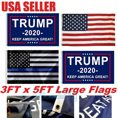 3x5 Trump Keep America First Red Flag & Trump 2020 Keep America Great Black Hat 3x5 Trump Keep America First Red Flag & Trump 2020 Keep America Great Black Hat