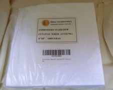 New Brothread 2.5 oz Cut Away Machine Embroidery Stabilizer Backing 8"X8" x 100