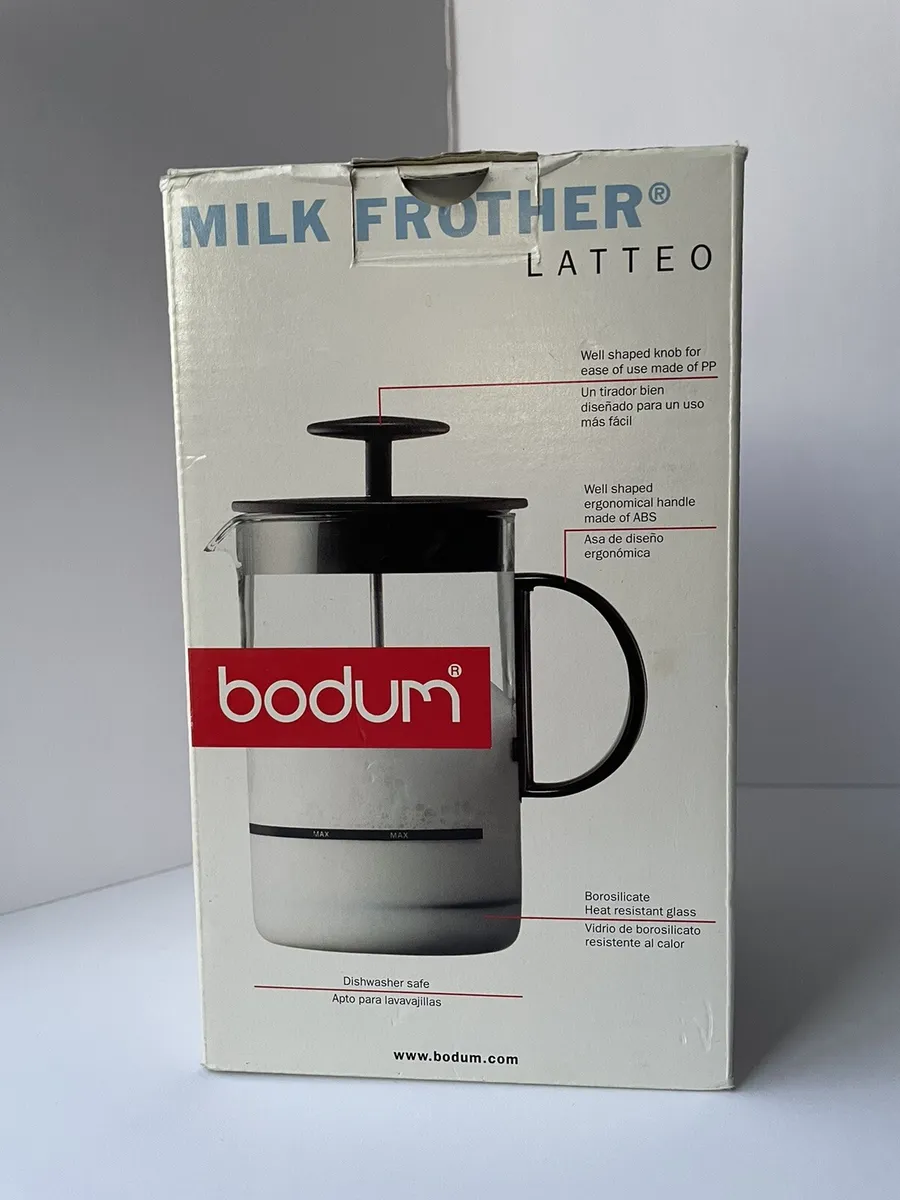 Bodum Latteo Manual Milk Frother 8.5 Oz.
