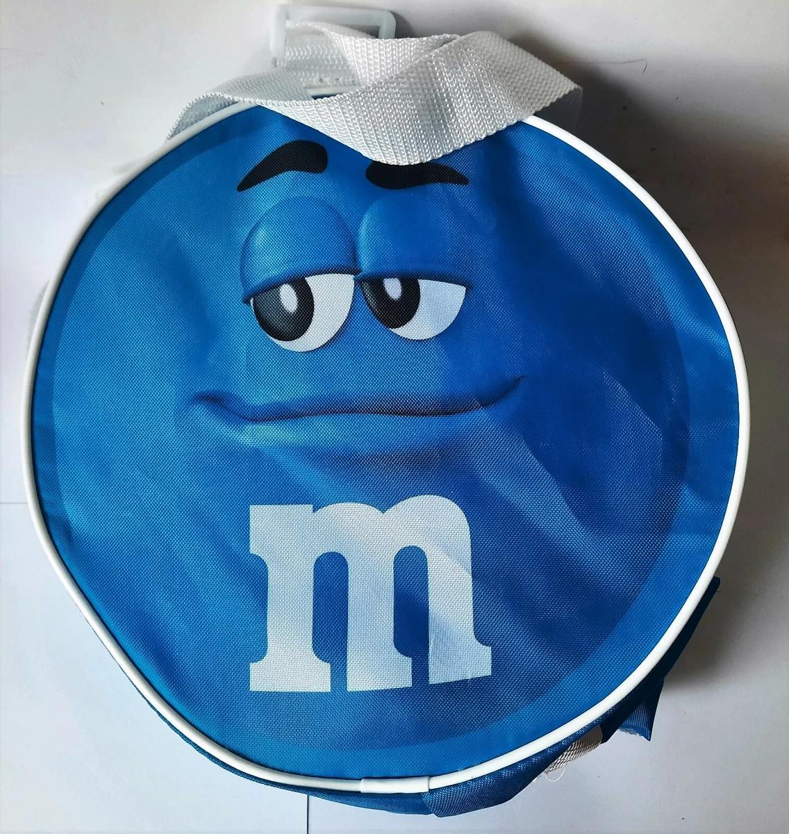 M&M'S M&M PEANUT SWEET CANDY BLUE BAG WITH BLUE FACE