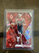 2023-24 NBA Phoenix Bilal Coulibaly Red Cracked Ice Wizards Rookie Card