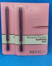 Revlon Micropure Precison Eyelining Pen 0.1 Fl. oz GRAPE (LOT OF 2) NIP