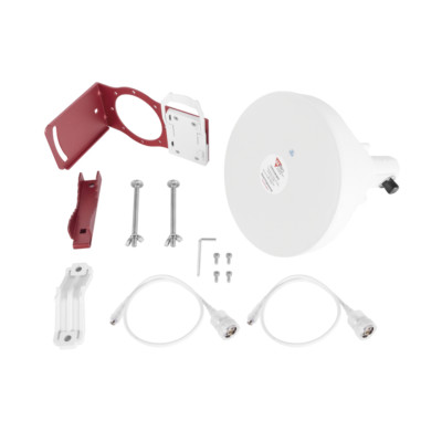 Symmetric Sectorial Antenna 19 dBi 4900-6500 MHz 30 deg 2 N Female Connectors