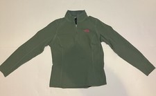 The North Face Glacier 1/4 Zip Fleece Green Tech Women s M